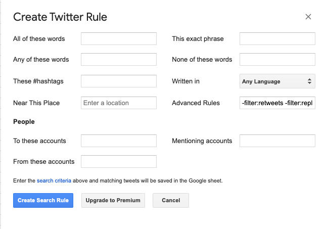 twitter advance search for guest posting